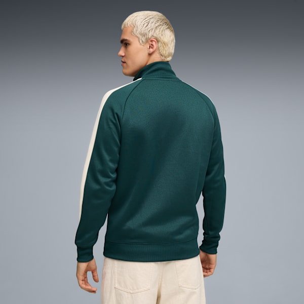 Veste de survêtement T7 ALWAYS ON Homme, Green Terrain-Alpine Snow, extralarge